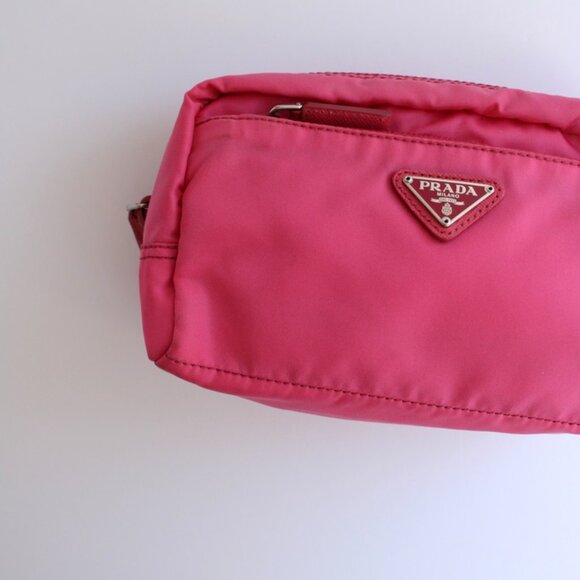 Authentic Preowned Prada Pink Nylon Pouch - Picture 2 of 14